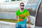 Men's T-Shirt Mock-Up, a Shirt Mockup by Freeman Studio (Thumbnail 3 of 20)