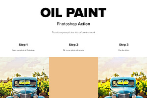 Oil Paint Photoshop Action