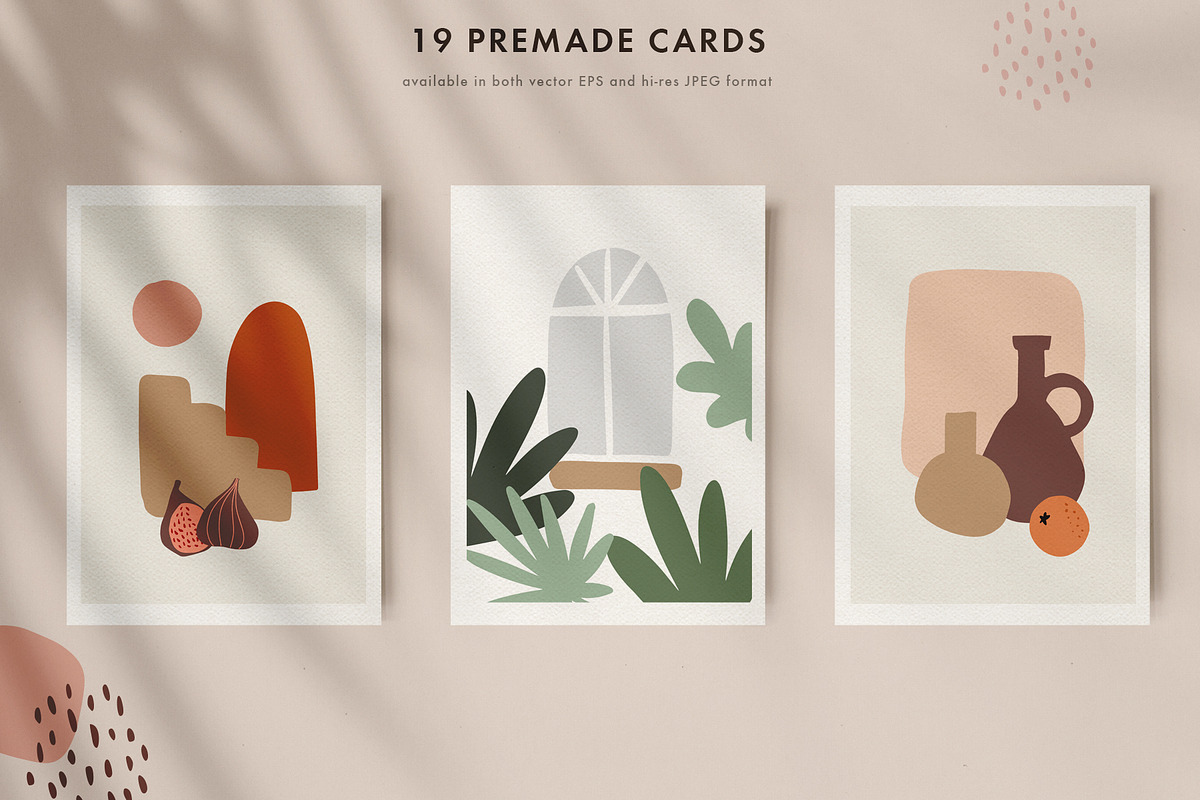 Abstract geometric summer set, a Decorative Illustration by Tabita's shop (Photo 5 of 20)