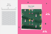 New Year - Seamless Patterns, a Pattern Graphic by InaCorart (Thumbnail 5 of 7)