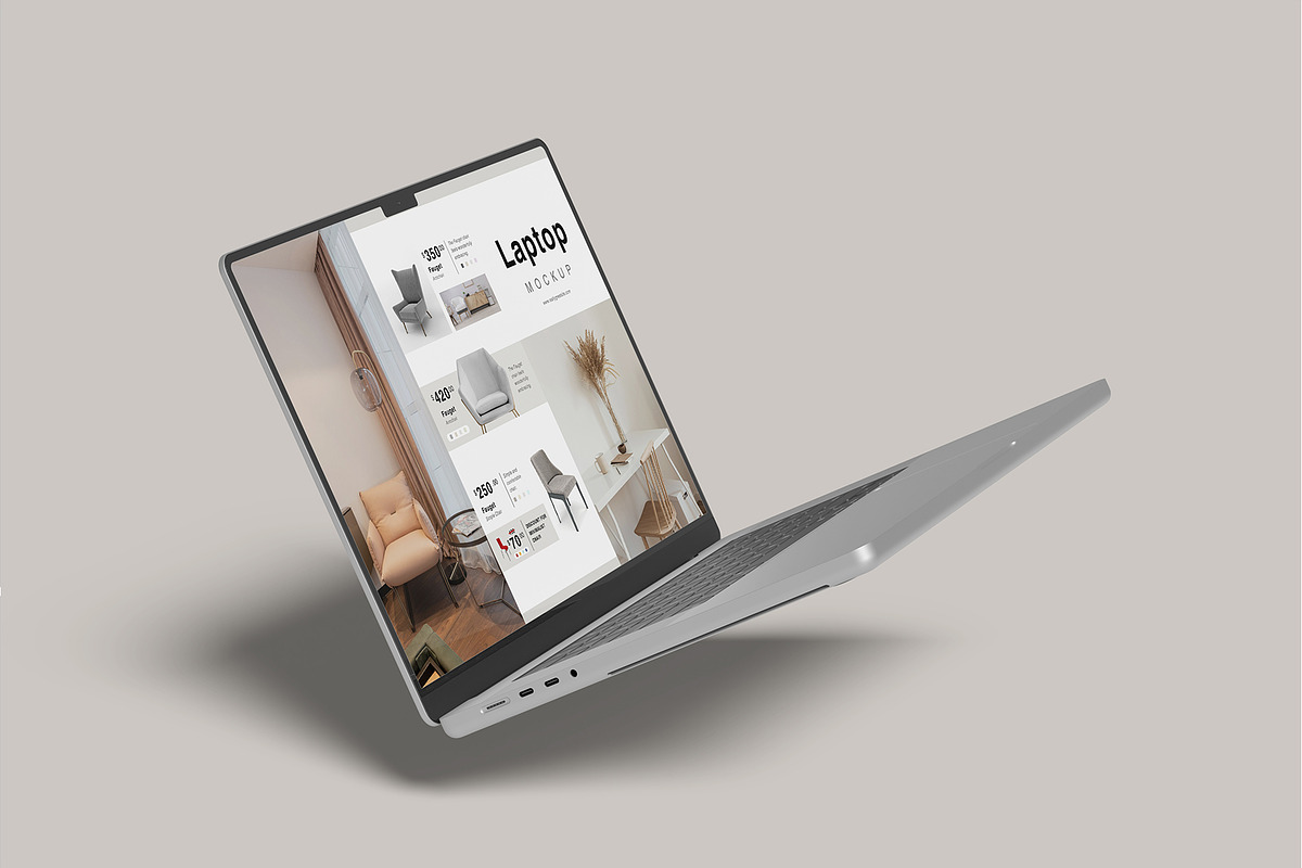 Laptop Screen Mockup, a Mockup by lamorastudio (Photo 6 of 11)