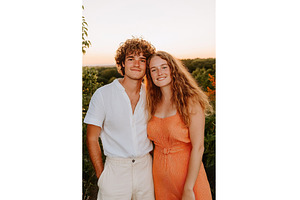Young Couple Embracing Outdoors at, a Person Photo by Lermont51