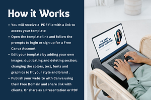 VA Portfolio Website Template Canva