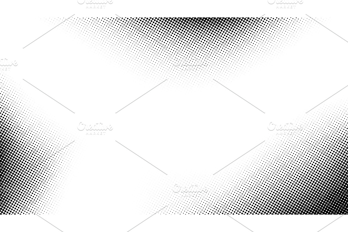 Grunge gradient halftone dots, a Decorative Illustration by Vector Tradition