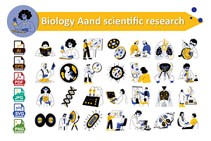 Biologic & Science Icon Pack, an Icon by Vector Portal