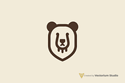 Bear Shield Minimalist Logo, a Branding & Logo Template by Vectorium Studio (Thumbnail 2 of 5)