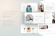 Yoga School Presentation Template, a Presentation Template by SlideStack (Thumbnail 1 of 5)