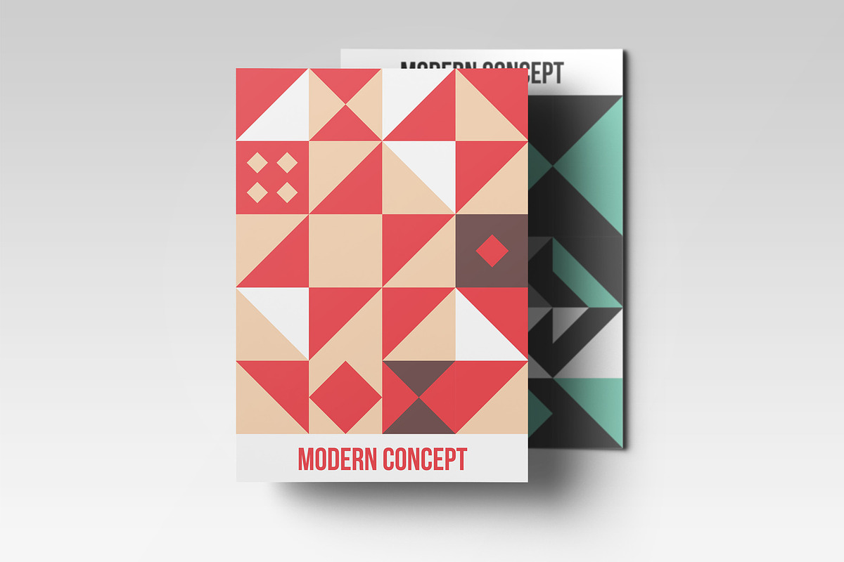 40 Geometric Cover for Print Design, a Brochure Template by binangkit (Photo 8 of 12)