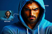 Ultra HD Portrait Enhancer PS Action, an Action Add-On by Studio Retouch (Thumbnail 4 of 10)