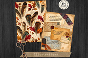 Thanksgiving junk journal Kit, an Object Graphic by ThatsDesignArt (Thumbnail 7 of 21)