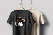 Giant T Shirt Design Layout, a Stationery Template by MightyDesign (Thumbnail 2 of 6)