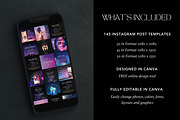 Galaxy Instagram Templates for Canva, a Social Media Template by DeeBeeDesign (Thumbnail 3 of 9)