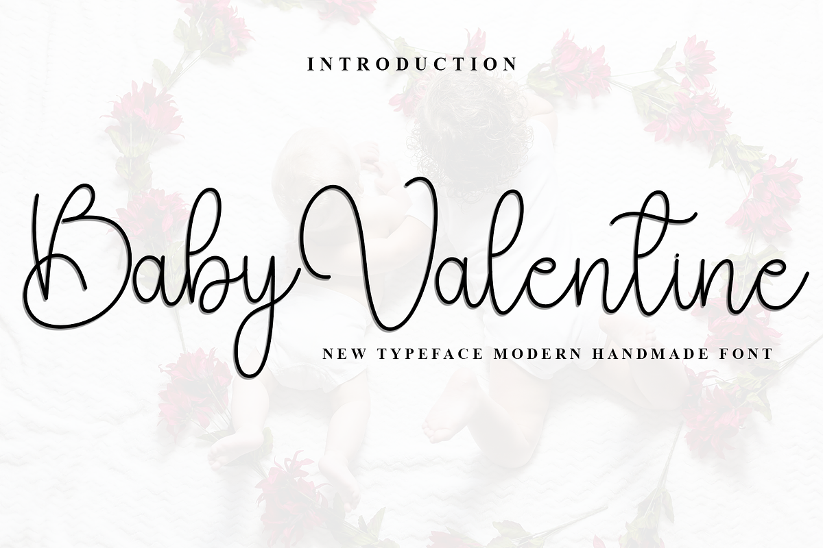Baby Valentine, a Handwritten Font by InermediaSTUDIO (Photo 1 of 8)