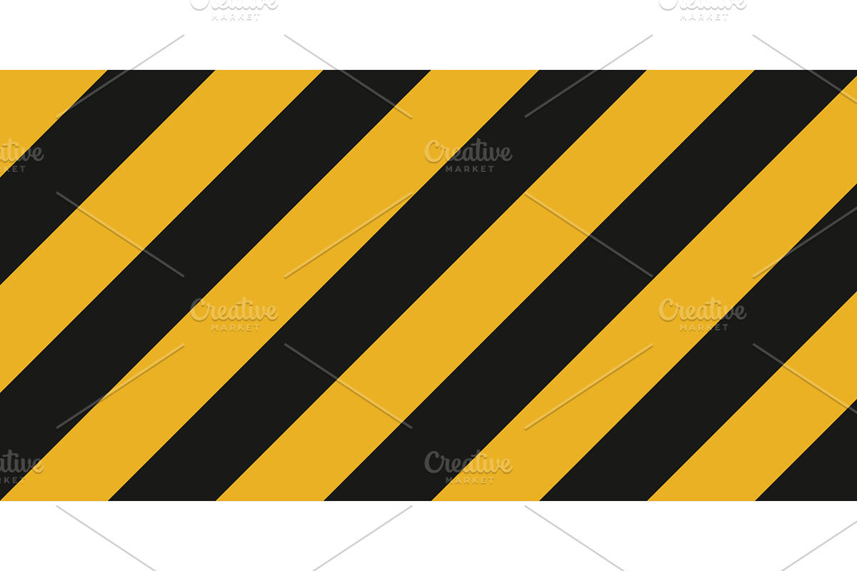 a diagonal caution stripes in, a Texture Illustration by IfH