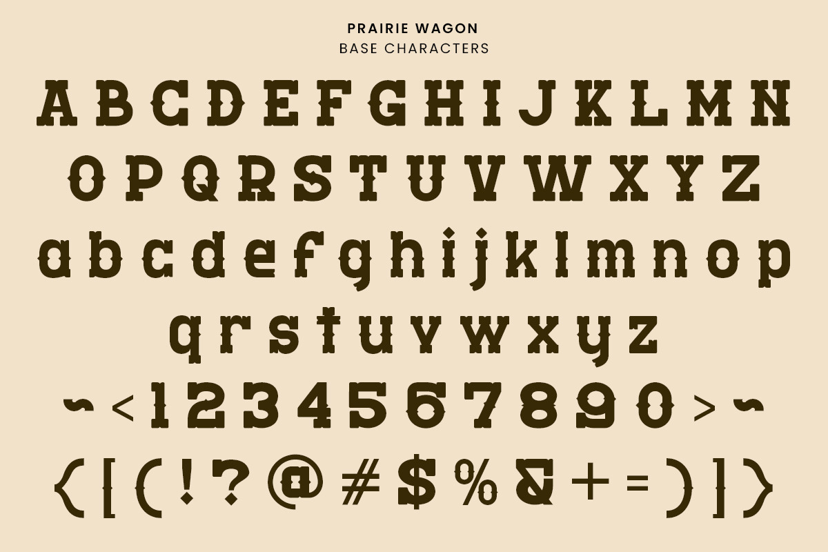 Prairie Wagon - Western Serif, a Slab Serif Font by RagamKata (Photo 10 of 10)