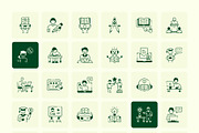 200 Education and science icons, an Outline Icon by Vectors Market (Thumbnail 7 of 8)