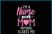 Funny I'm A Nurse And A Mom SVG, a Graphic by Creativeusart (Thumbnail 3 of 4)