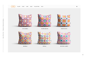 Multicolor Ethnic Geometric Patterns