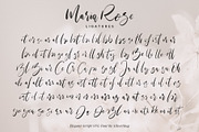 Maria Rose Elegant Script SVG Font, a Script Font by SilverStag Type Foundry (Thumbnail 8 of 10)