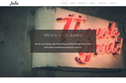 Jalia - Bootstrap Business Template