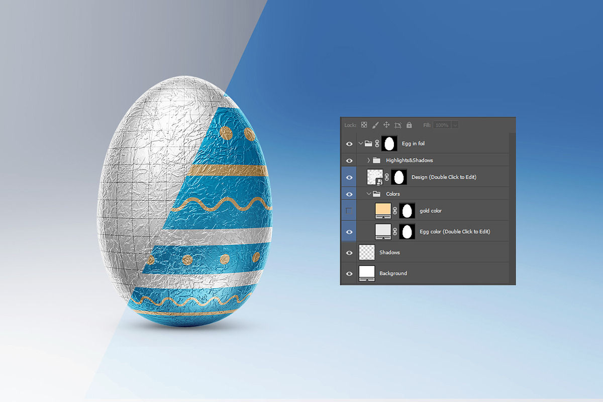 Easter egg mockup, a Product Mockup by ShooShooShop (Photo 2 of 4)