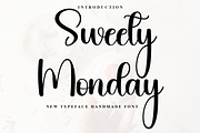 Sweety Monday, a Handwritten Font by FreshTypeINK (Thumbnail 1 of 8)