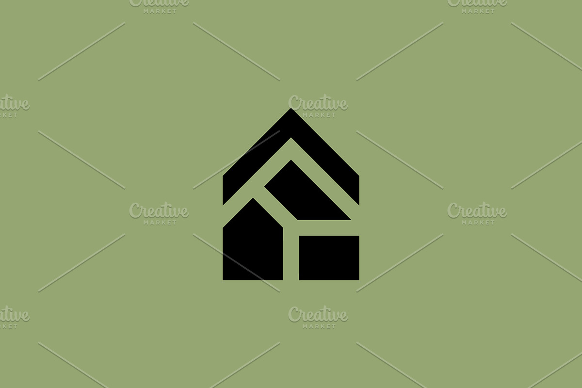 modern initial letter R house logo, a Branding & Logo Template by Rasagama Studio