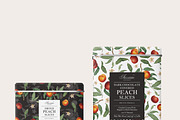 Vintage Peach Graphic Collection #01, a Decorative Illustration by Olga Begak Art & Design (Thumbnail 7 of 9)