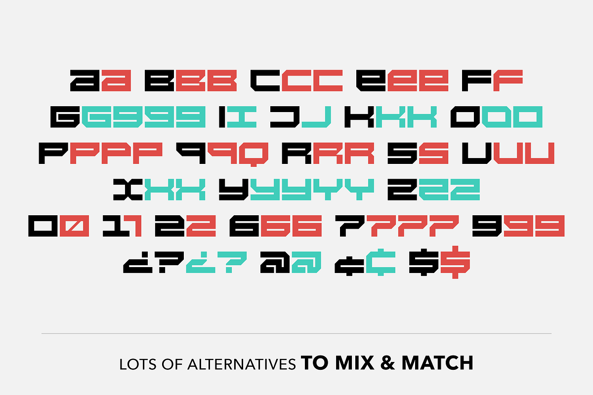 Basis - block font, a Font by SelfBuild Type (Photo 6 of 10)