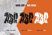 Vandal Crew Creative Lettering Font, a Symbol Font by Gleb Guralnyk (Thumbnail 3 of 13)