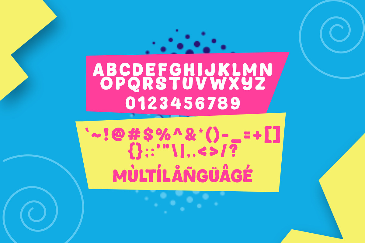 Pop Sweet, a Font by khurasan (Photo 4 of 4)