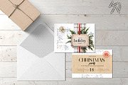 Vintage Christmas Invitation Cards, an Invitation Template by Marie T (Thumbnail 3 of 7)