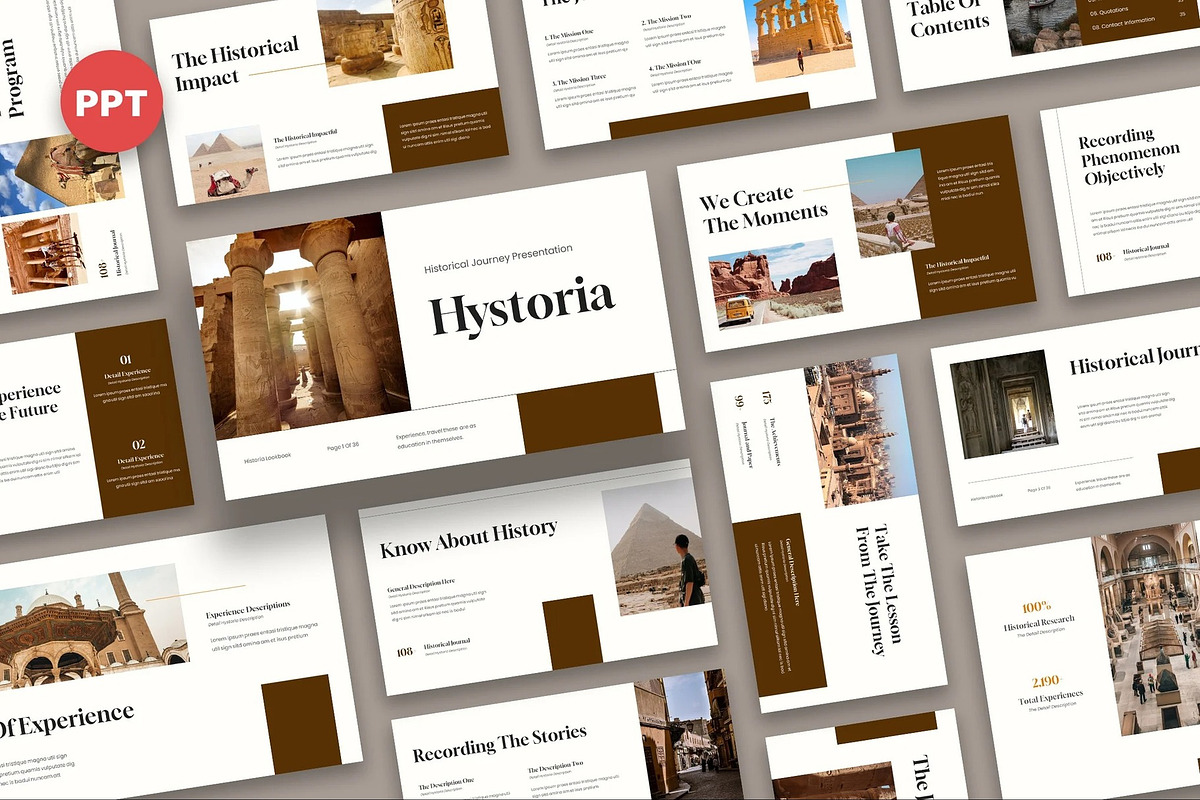 Hystoria - Historical Journey PPoint, a Presentation Template by Fit-tee (Photo 1 of 5)