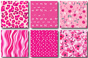 Hot Pink Digital Papers, a Pattern Graphic by designcity5 (Thumbnail 5 of 5)