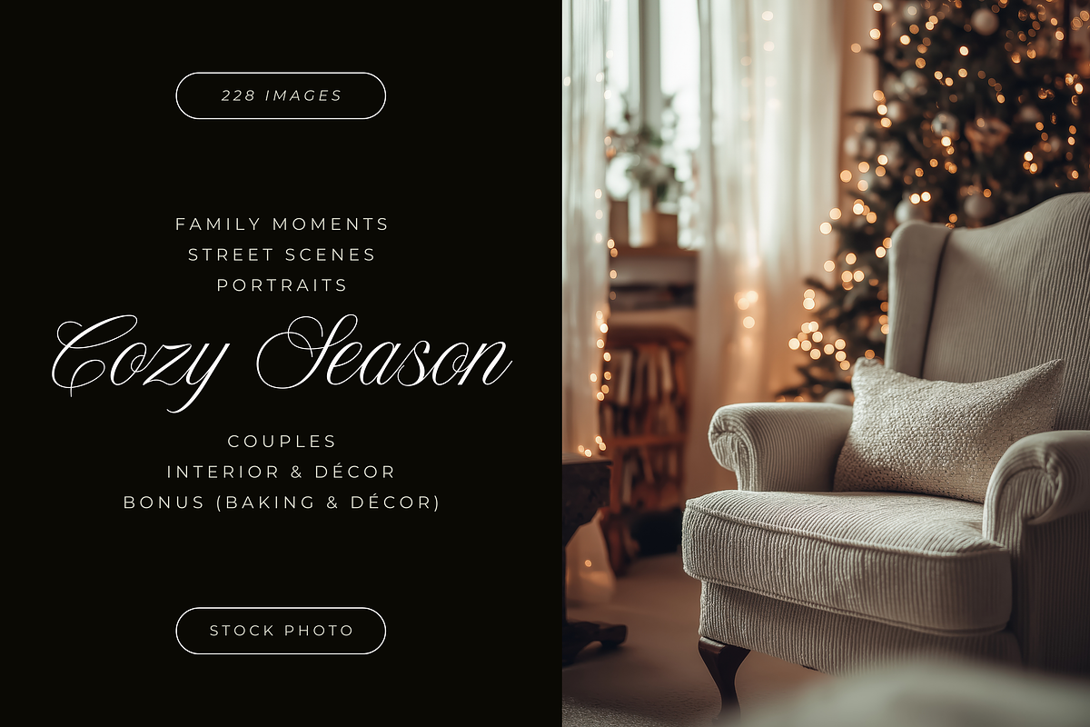 Cozy Christmas Stock Photo Bundle, a Holiday Photo by Serenefeeling (Photo 2 of 37)