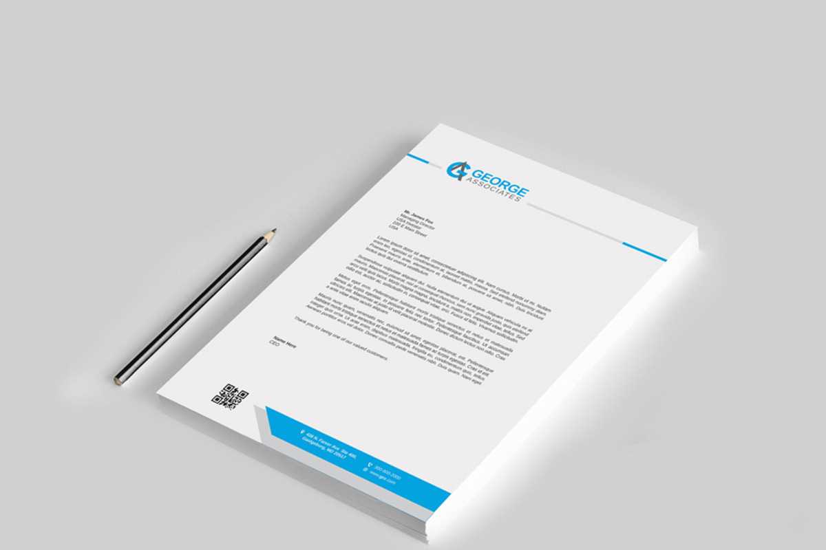 Letterhead, a Stationery Template by asimalikhan555 (Photo 3 of 13)