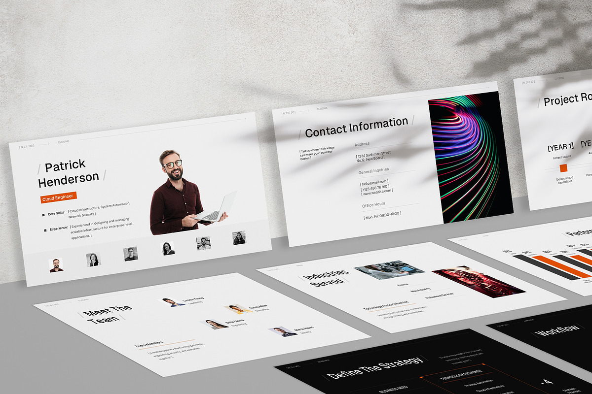 IT Solutions PowerPoint, a Presentation Template by New Coral Design (Photo 10 of 10)