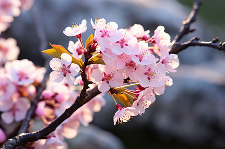 Beautiful blossom branch in the park, a Nature Photo by AlyaAnd