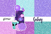 Galaxy Glitter, a Texture Graphic by GlamArtZhanna (Thumbnail 1 of 3)