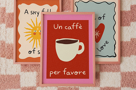 Vanilla Cake – Cute Font, a Handwritten Font by Maria Feliz Fonts