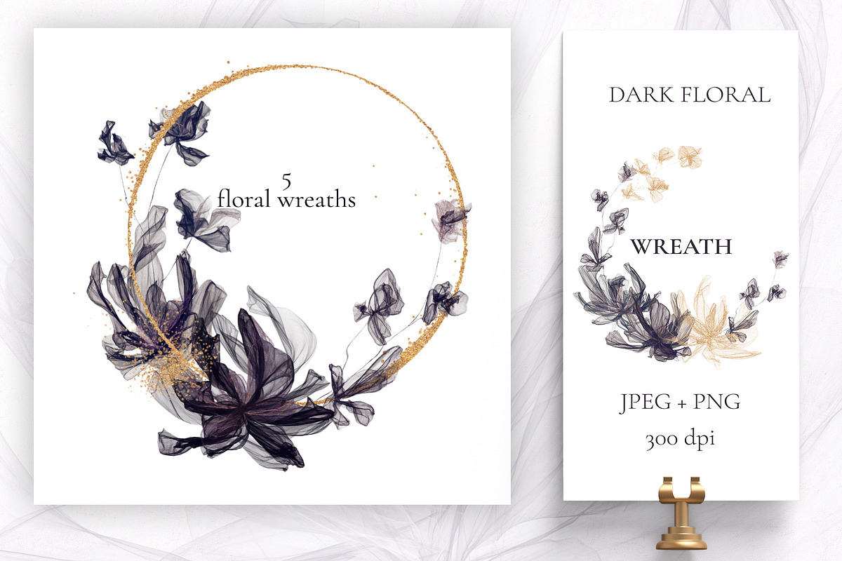 Dark Floral, an Illustration by Salted Galaxy (Photo 10 of 18)