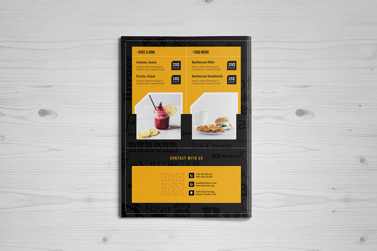 Special Food Menu Brochure -12 Pages, a Brochure Template by ZAAS (Photo 5 of 9)