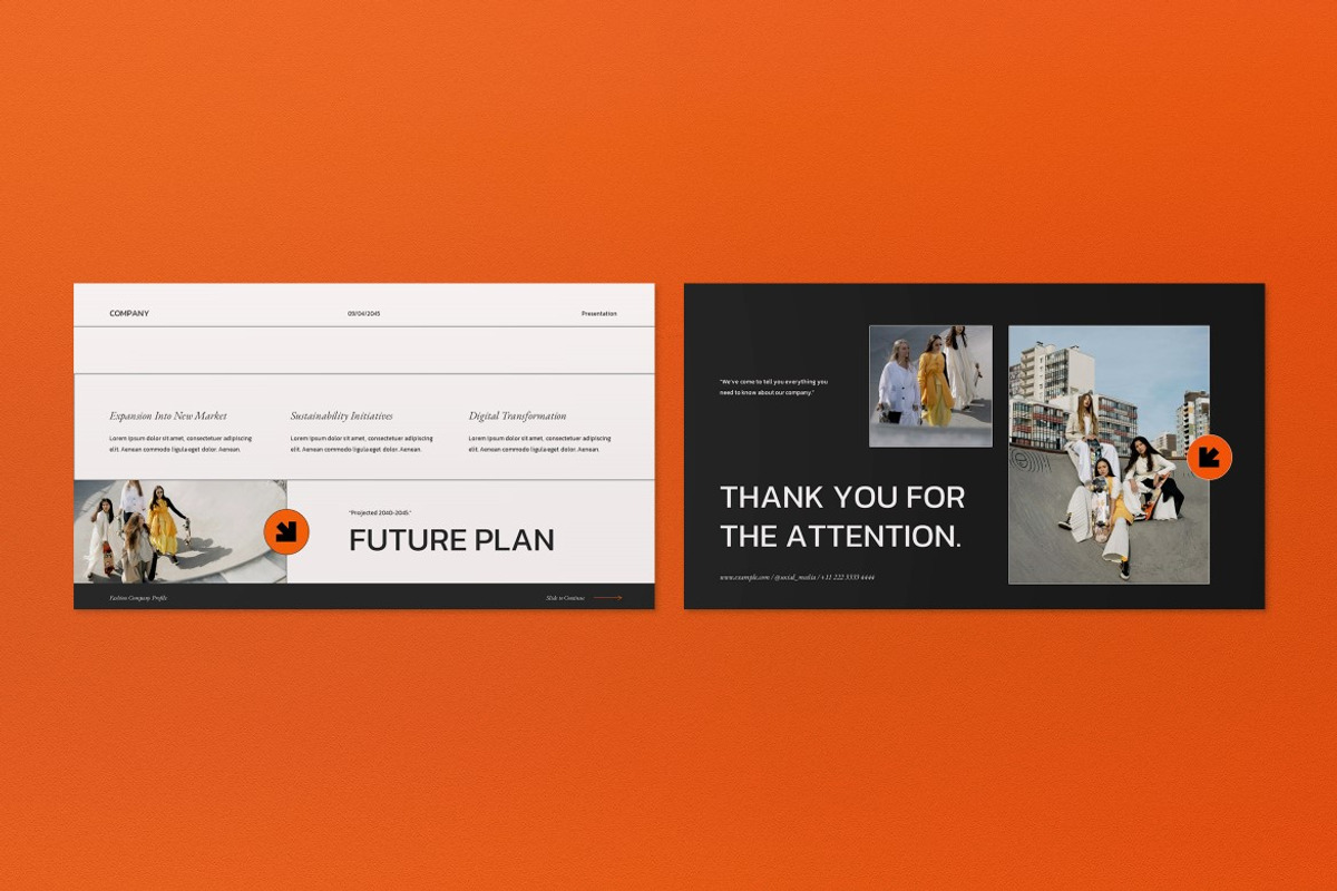 Company Profile Fashion Keynote, a Presentation Template by graphicook (Photo 8 of 8)
