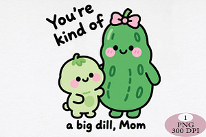 Funny Mama Mother's Day Mom Pun Pick, an Illustration by Daily.Designs