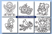 Christmas: Bold and Easy Coloring, a Seasonal Illustration by Design Station (Thumbnail 2 of 6)