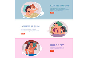 Lovers in bed. relationship of, a Person Illustration by Onyx