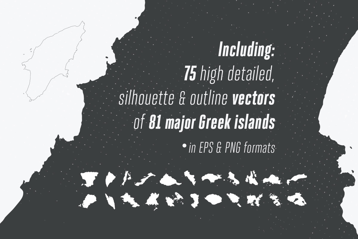 81 Greek Islands Vectors, an Object Graphic by Texture Fabrik (Photo 2 of 9)