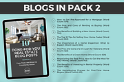 52 DONE FOR YOU REAL ESTATE BLOGS, a Templates & Theme by Jennifer Magri Templates (Thumbnail 3 of 8)