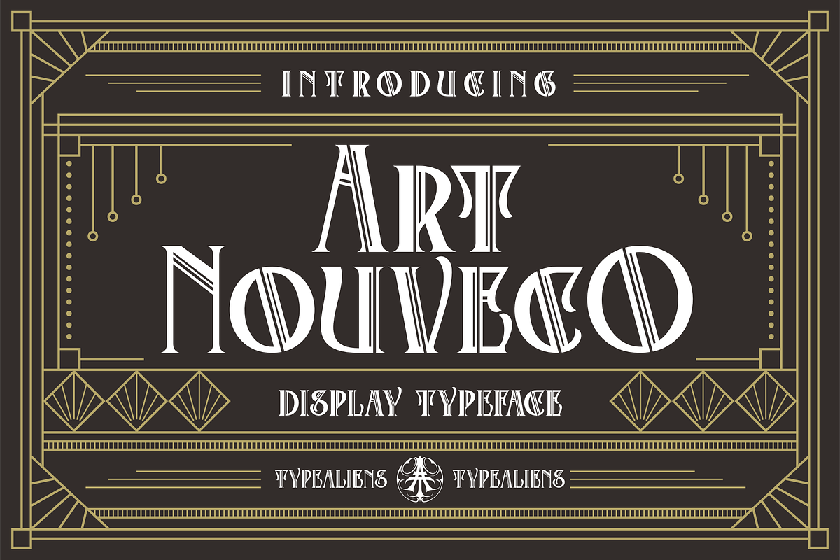 Art Nouveco, a Font by ilhamtaro (Photo 1 of 10)