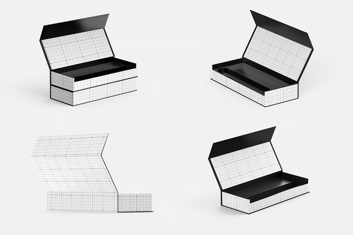 Magnetic Gift Box Mockup, a Packaging Mockup by zphotographystudio (Photo 7 of 10)